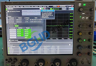 是德科技示波器通道2故障，基线偏置较大，无法测量 维修案例