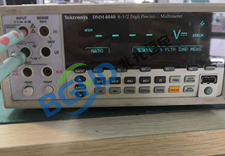Tektronix泰克台式数字万用表开机报错维修案例