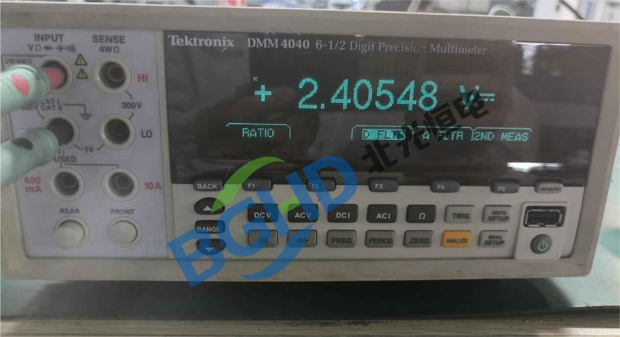 Tektronix泰克台式数字万用表开机报错维修案例