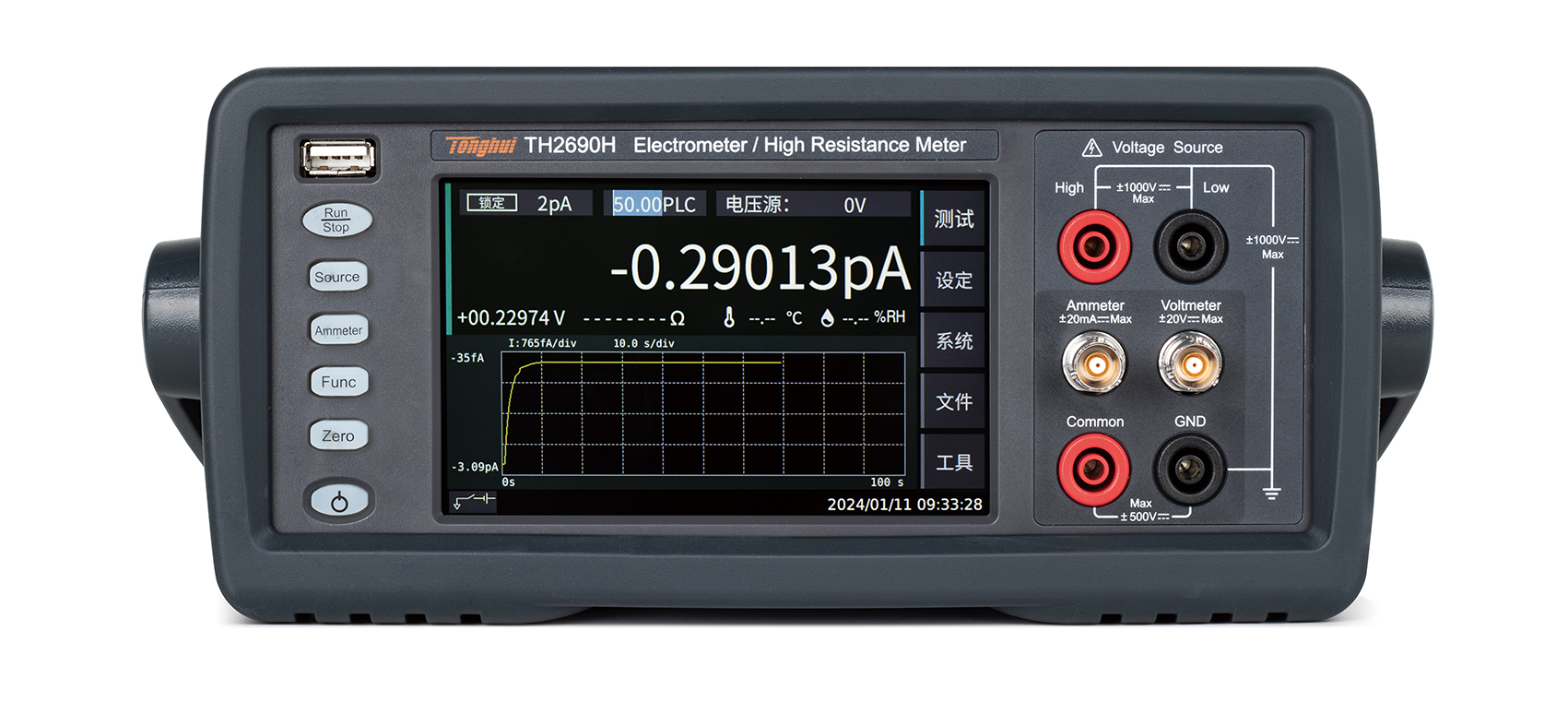 （Tonghui）同惠TH2690高阻计/静电计维修