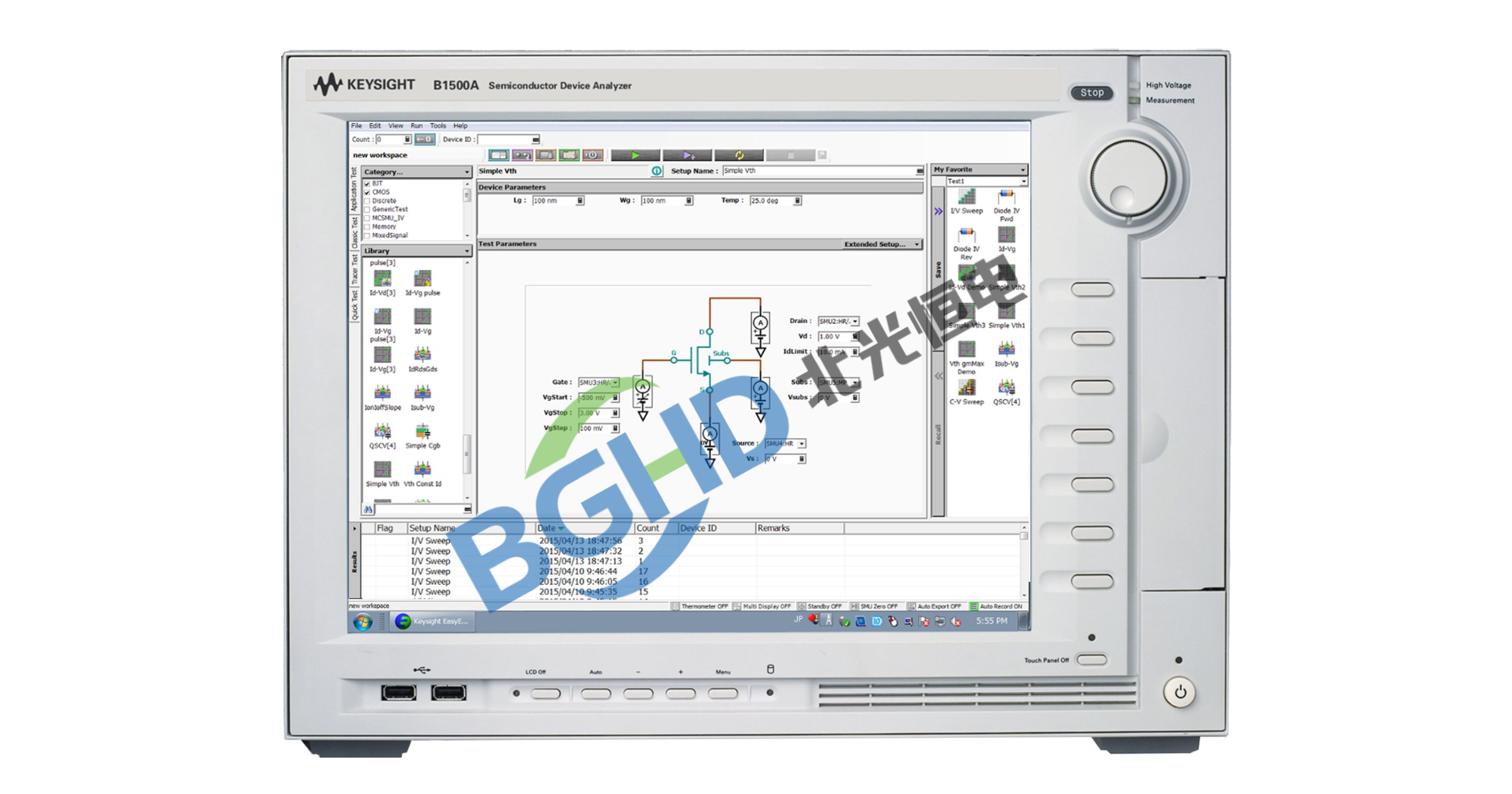 （Keysight）是德B1500A半导体器件参数分析仪维修