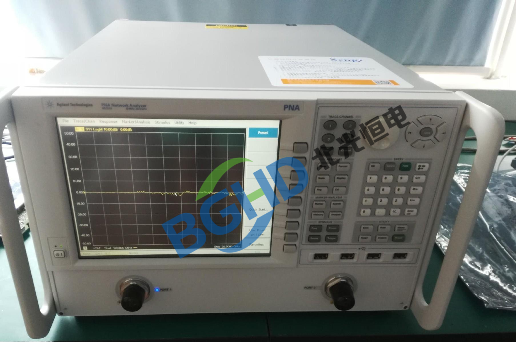 安捷伦Agilent N5224A PNA-X系列微波网络分析仪维修案例
