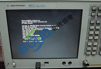 安捷伦E5071C网络分析仪开机无法进入系统故障维修案例