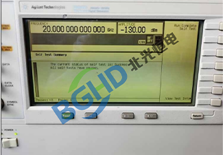 安捷伦E8267D信号源自检报错Unlocked故障维修案例