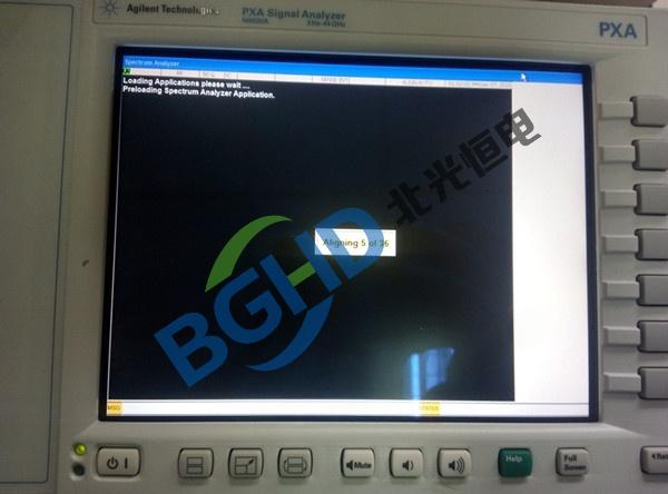 安捷伦N9030A频谱分析仪开机报错故障维修案例
