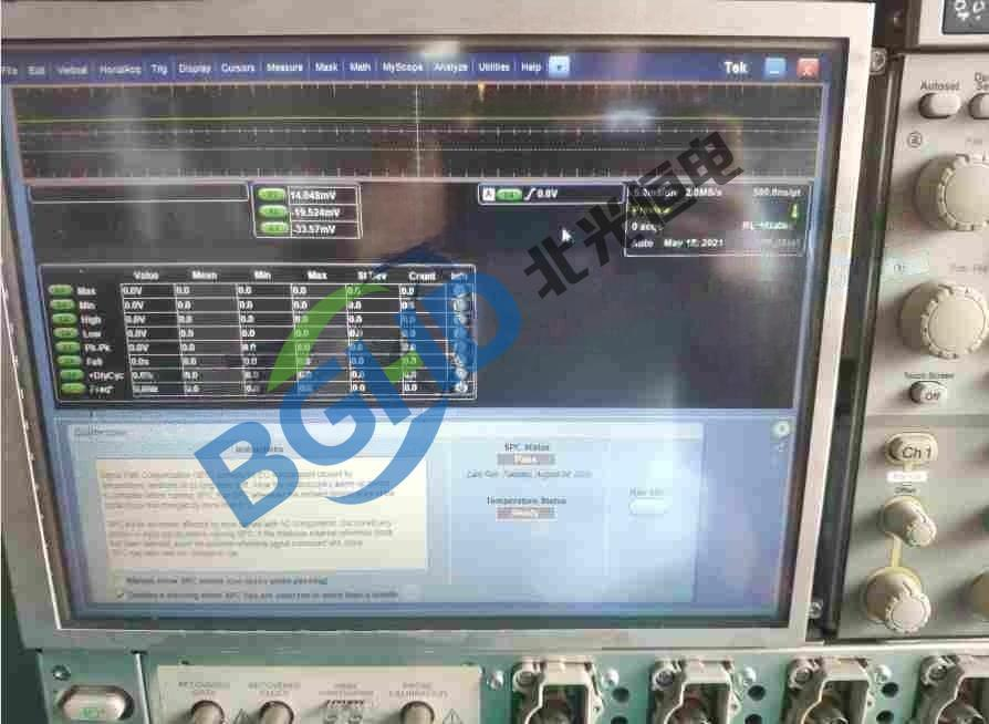 泰克DPO7254示波器基线波形异常故障维修案例
