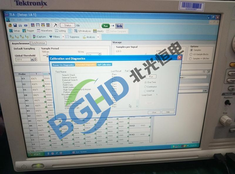 泰克TLA7012逻辑分析仪开机进不了系统故障维修案例